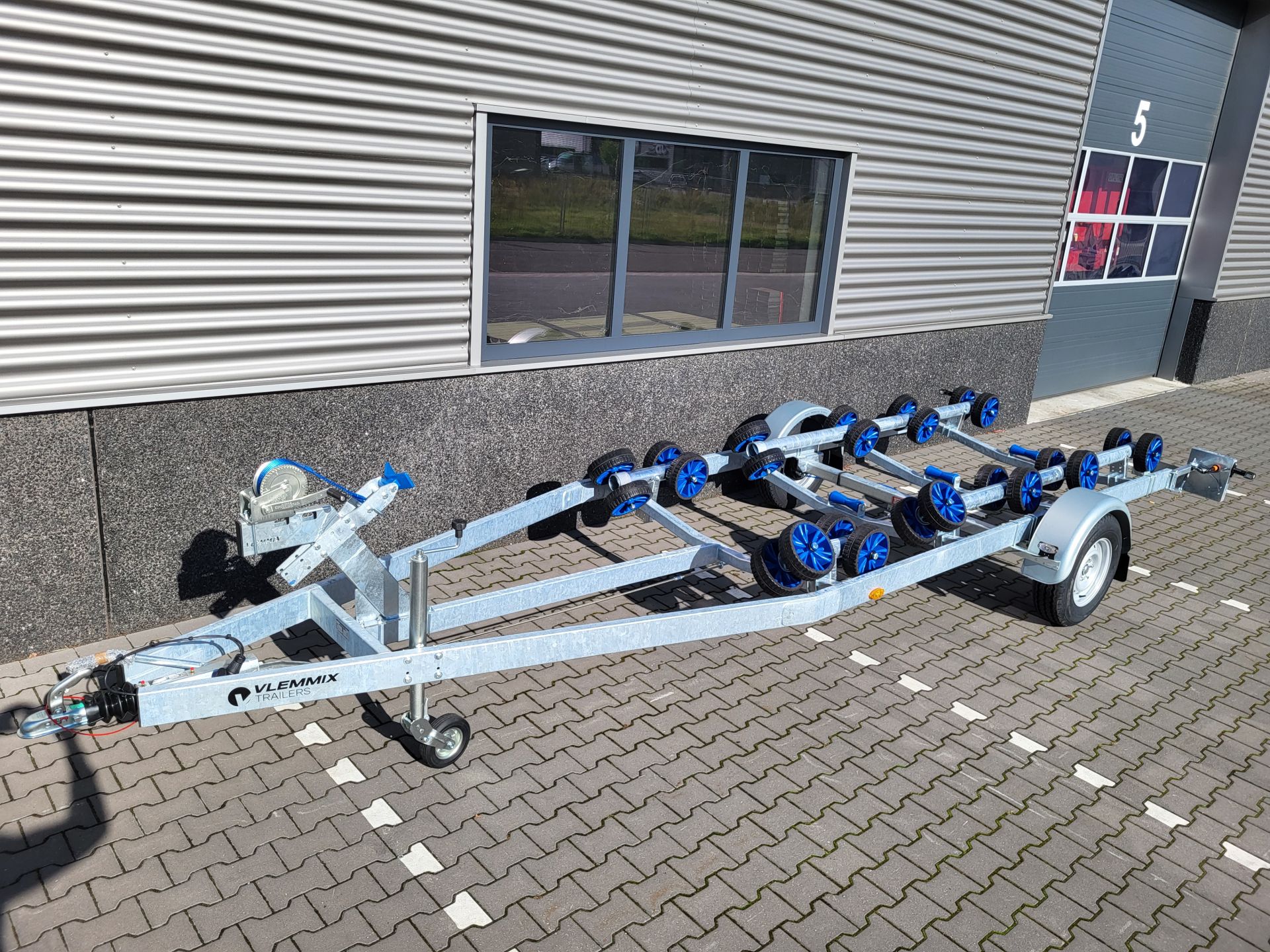 Flex roll 6.3m 1as Trailer voor