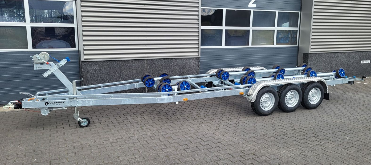 Flex roll 7.8m 3as trailer voor 1575x700