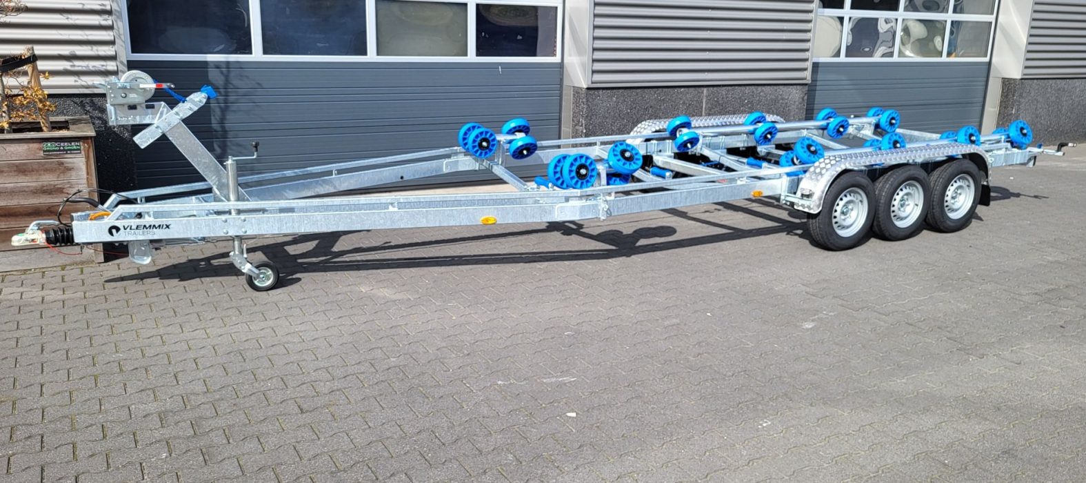 Flex roll 8.4m 3as Trailer voor 1575x700