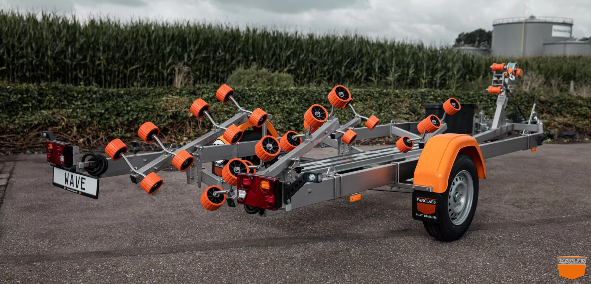 vanclaes excelleron WAVE 1350 enkelas 600 cm geremd.