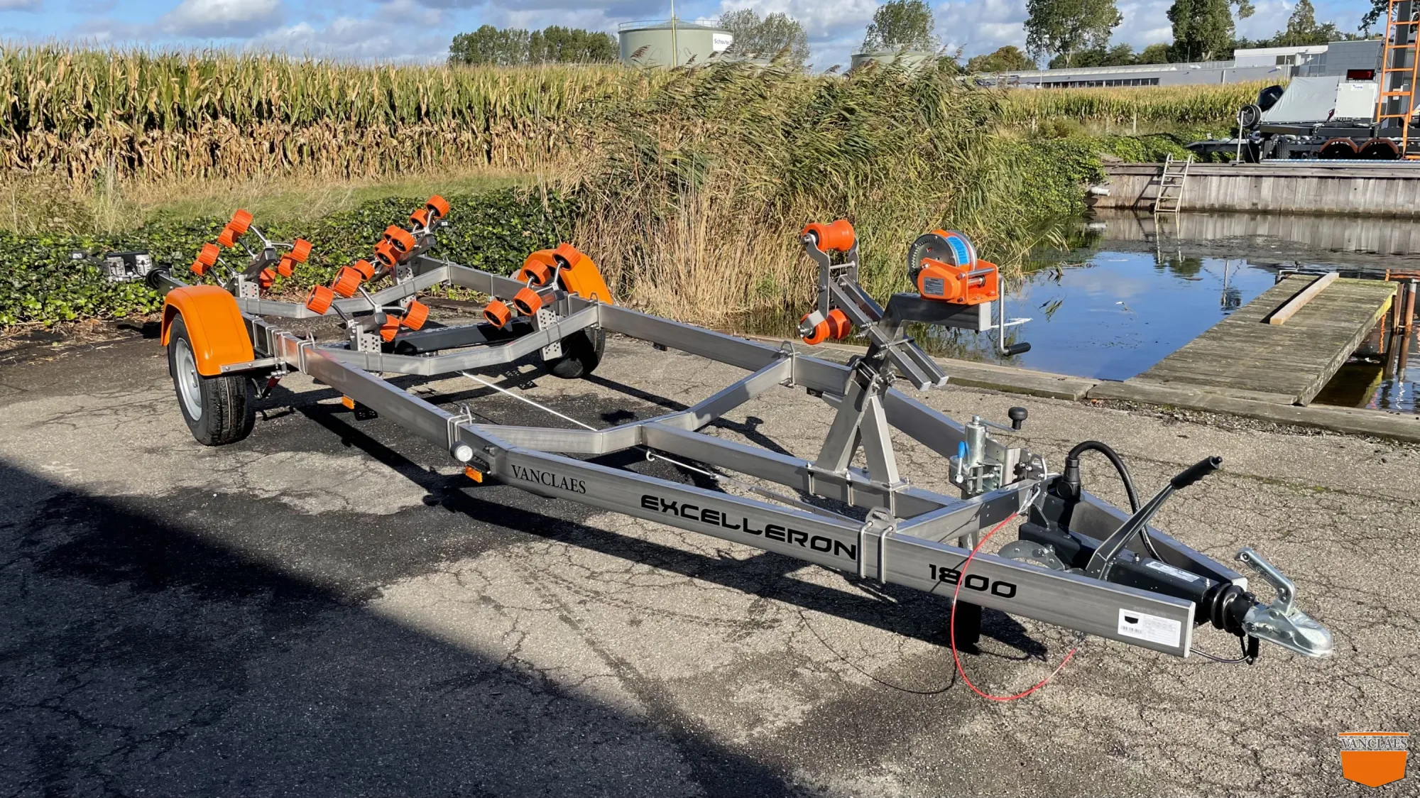 vanclaes excelleron WAVE 1800 enkelas 600 cm geremd.