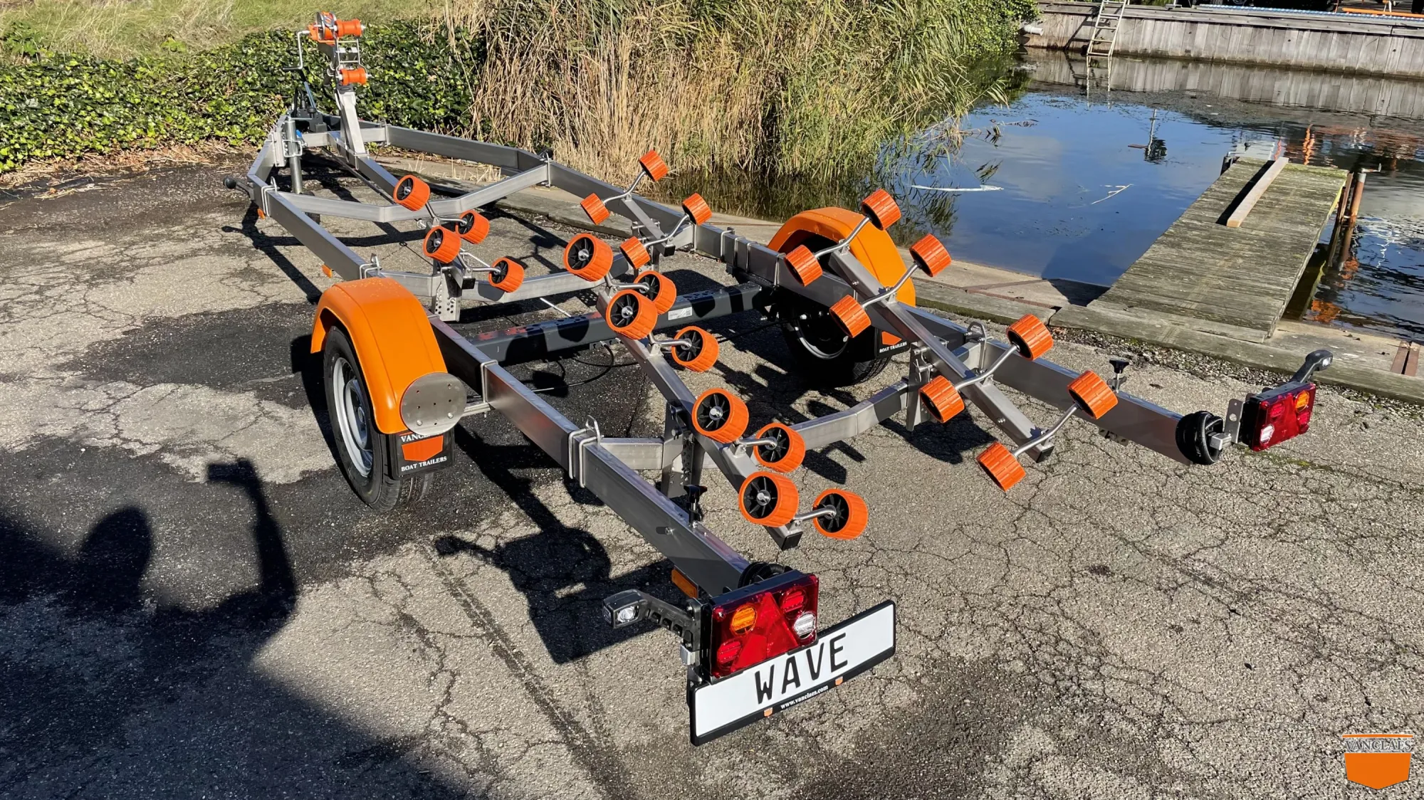 vanclaes excelleron WAVE 1800 enkelas 650 cm geremd.