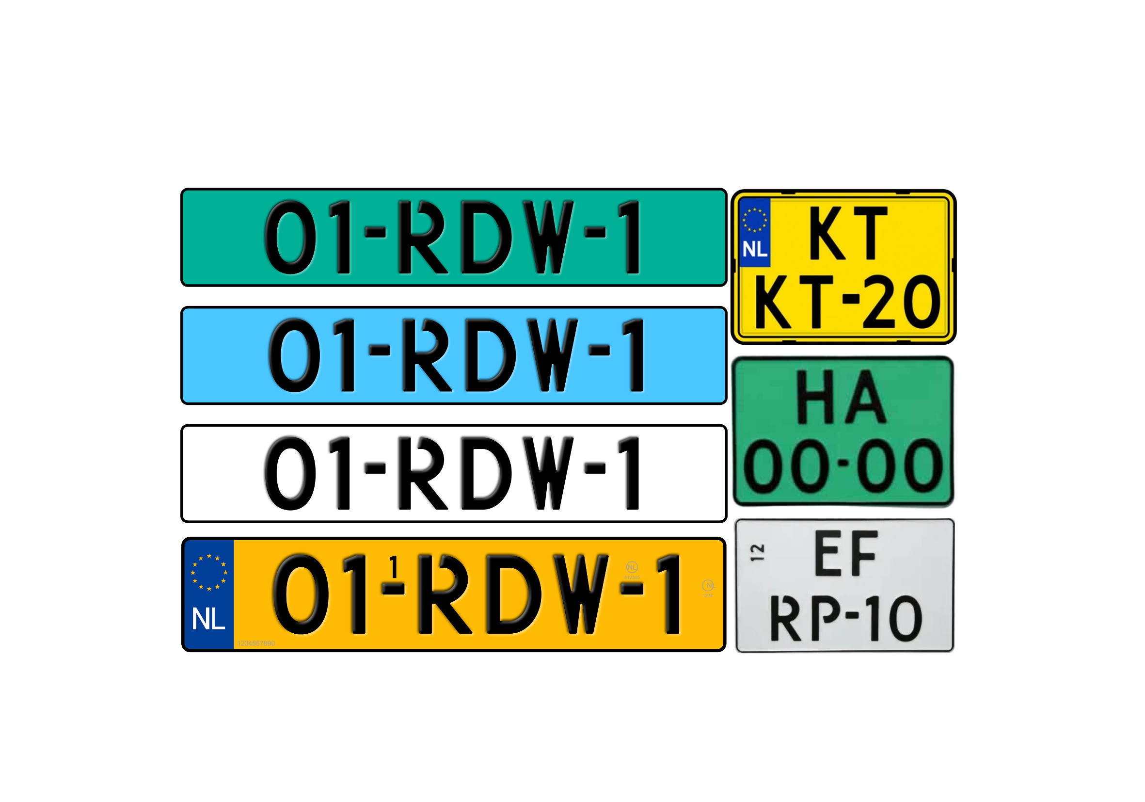 Kentekenplaten v7